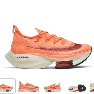 Nike Women's Air Zoom Alphafly Next%, Bright Orange, CZ1514-800, Size 7.5 Womens